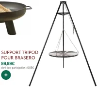 SUPPORT TRIPOD POUR BRASERO