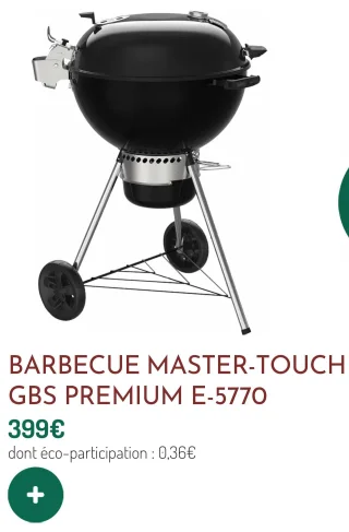 Weber Barbecue Master-Touch GBS Premium E-5770