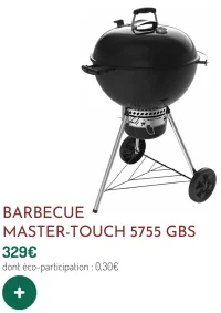 Weber Barbecue Master-Touch 5755 GBS