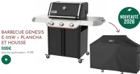 Barbecue Genesis E-315W + Plancha et Housse Weber