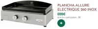 Plancha Allure Electrique 260 Inox Le Marquier