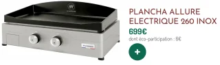 Plancha Allure Electrique 260 Inox Le Marquier