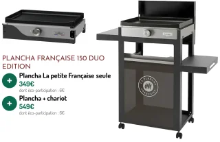 Plancha Française 150 Duo Edition Le Marquier