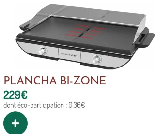 Plancha Bi-Zone Riviera & Bar