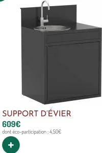 Support d'évier Forge Adour
