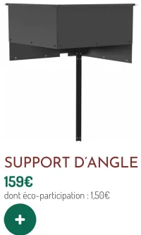 Support d'angle Forge Adour