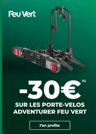 -30€ sur les porte-velos adventurer feu vert