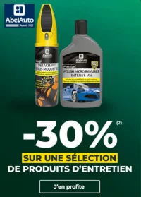 -30% sur une sélection de produits d'entretien Abel