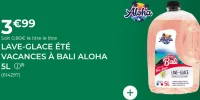 Lave-glace été Vacances à Bali ALOHA 5L
