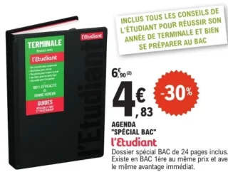 Agenda "Spécial Bac" L'Etudiant