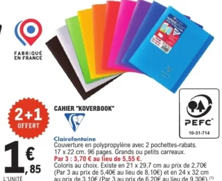 Cahier "Koverbook" Clairefontaine