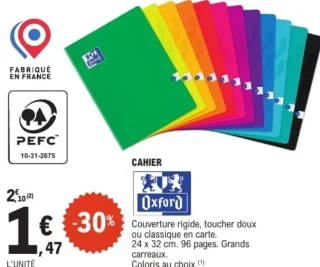 Cahier Oxford