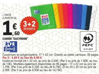 Cahier "Easybook" Oxford