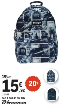 Sac à dos Freegun 43 cm env.