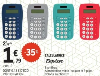 Calculatrice Esquisse