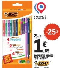 10 Porte-mines BIC Matic