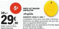 Porte-clé traceur Chipolo Pop