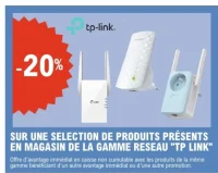 Sélection de produits de la gamme réseau TP-LINK