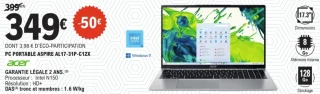 PC portable Acer Aspire AL17-31P-C12X