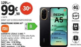 Smartphone Redmi A5