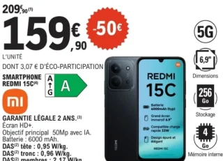 SMARTPHONE REDMI 15C