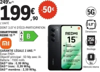 SMARTPHONE REDMI 15