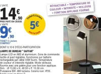 Lampe de bureau "SAFFAR"