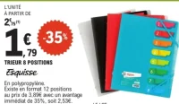 Trieur 8 positions Esquisse