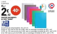 Protège-documents 80 vues "Hawaï" Oxford