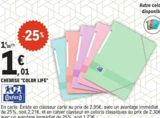 Chemise Color Life Oxford