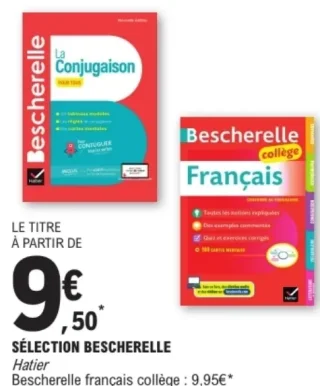 Sélection Bescherelle Hatier (Bescherelle français collège)