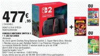Console Nintendo Switch + 1 Jeu au Choix