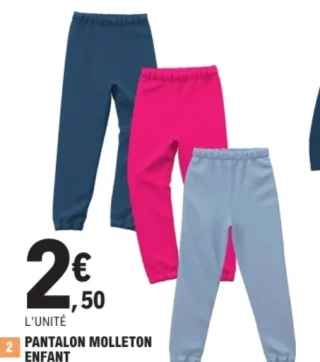 Pantalon molleton enfant Tissaia Basics