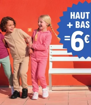Ensemble Haut + Bas Tissaia Basics (Gilet molleton + Pantalon molleton)