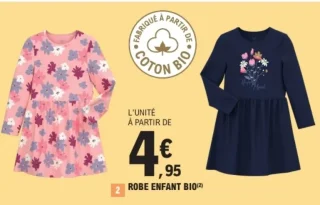 Robe enfant bio