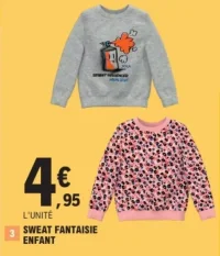 Sweat fantaisie enfant