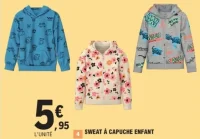 Sweat à capuche enfant