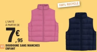 Doudoune sans manches enfant Tissaia Basics