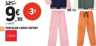 Pantalon cargo enfant Tissaia