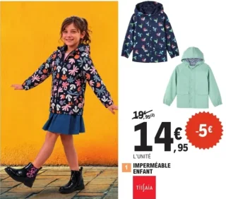 Imperméable enfant Tissaia
