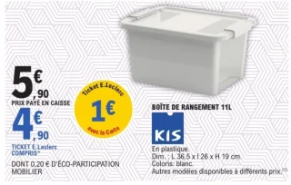 Boîte de rangement 11L KIS
