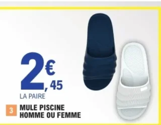 Mule piscine homme ou femme