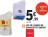 Promo Tissaia Lot de 5 paires de chaussettes enfant
