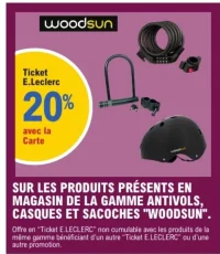 GAMME ANTIVOLS, CASQUES ET SACOCHES "WOODSUN"