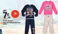 Sweat ou pantalon molleton enfant Paw Patrol