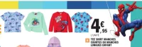 TEE SHIRT MANCHES COURTES OU MANCHES LONGUES ENFANT