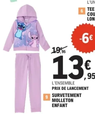 SURVETEMENT MOLLETON ENFANT