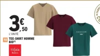 TEE-SHIRT HOMME BIO Tissaia