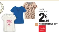 TEE-SHIRT FEMME BIO Tissaia