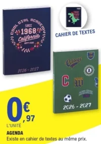 Agenda / Cahier de textes